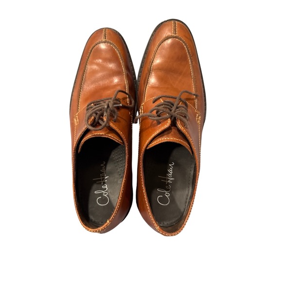 Cole Haan Other - Cole Haan Air Giraldo Men 8.5 M British Tan Leather Apron Toe Oxfords C08189